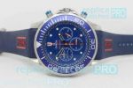Omega Seamaster Planet Ocean Copy Men Watch Buy Now - Blue Dial Blue Rubber Strap
